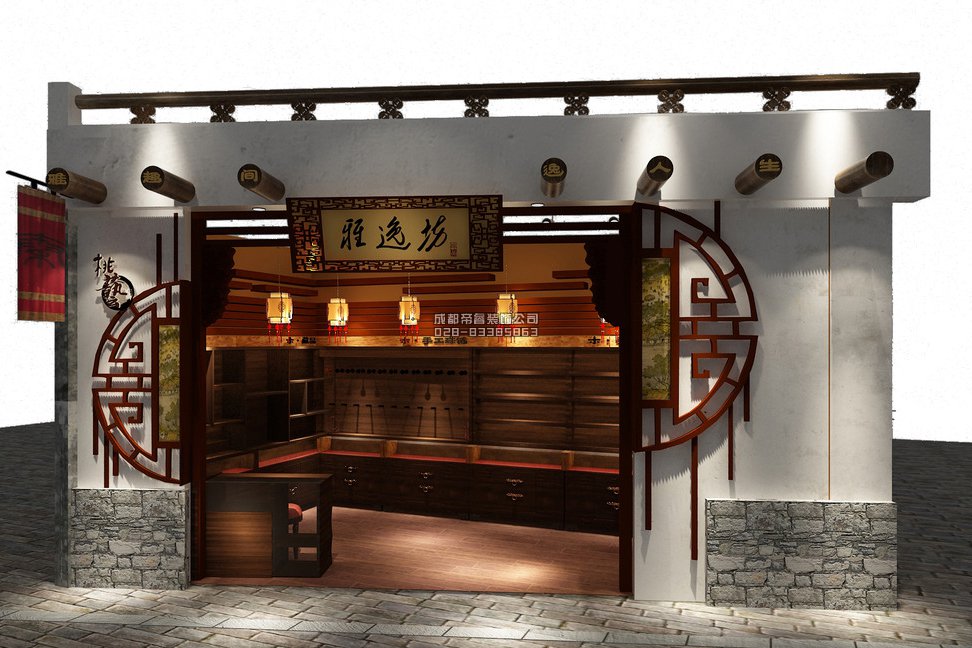 成都古玩店鋪門頭怎樣裝修設(shè)計(jì)才好？
